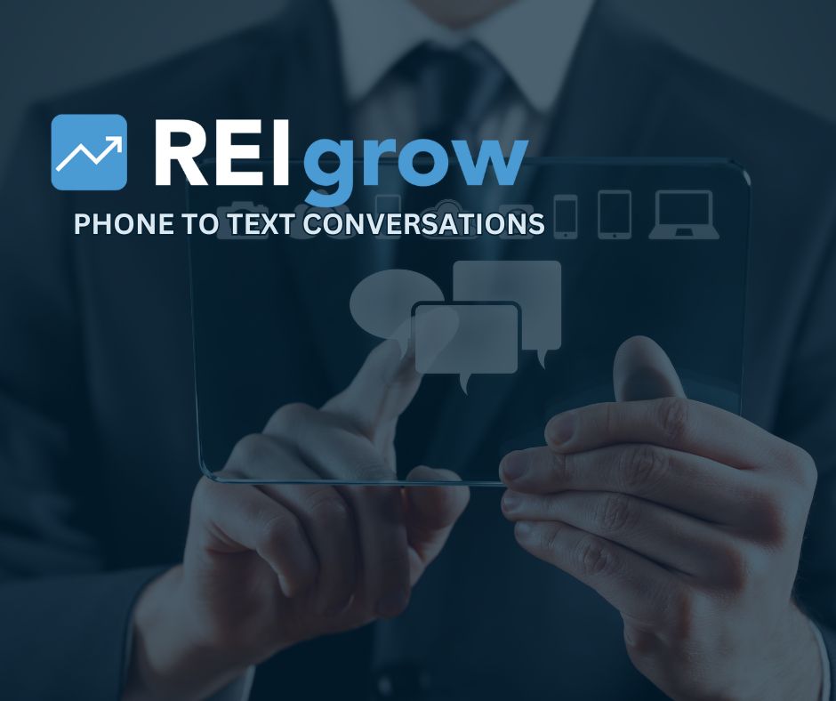 REII Grow phone to text feature